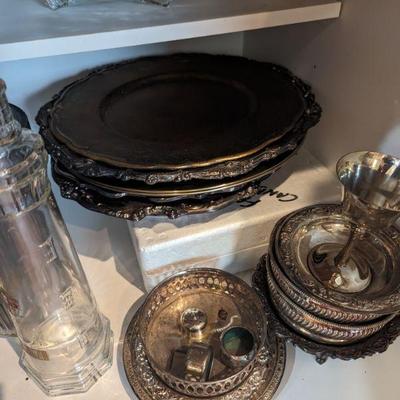 silver plated platters 
