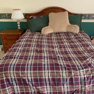 Queen Bed FRAME ONLY - Mattress NOT FOR SALE