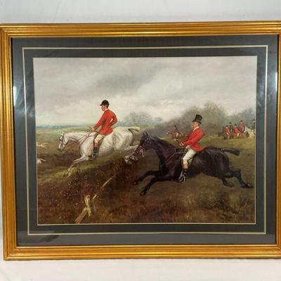 Fox Hunt - Litho