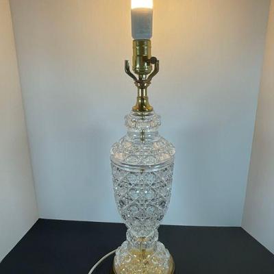 Glass Crystal Table Lamp