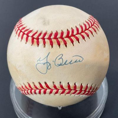 Yogo Berra Signed Baseball