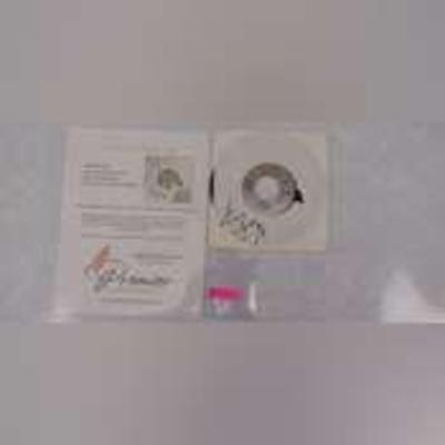 David Bowie signed album with COA