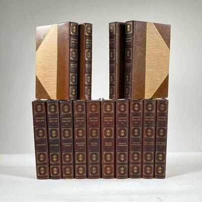 (14PC) [LEATHER] TROLLOPE, ANTHONY | Printed at the Shakespeare head press, published for the press by basil Blackwell, oxford, and by...