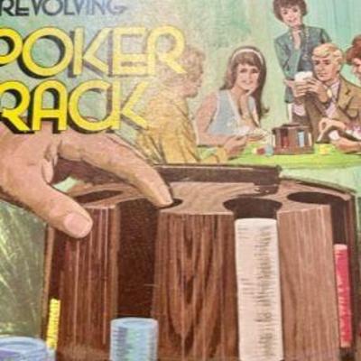Vintage Poker Rack
