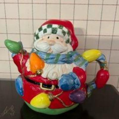 Santa Tea Pot