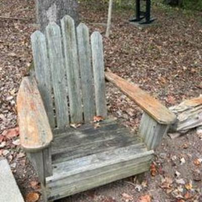 2 Adirondack chairs