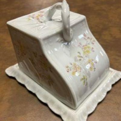 Antique Covered Cheese Dish