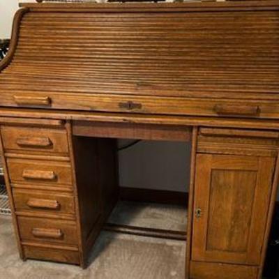 Vintage Roll Top Desk