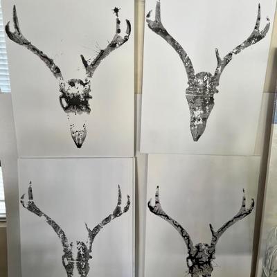 Original Deer paintings by Joseph Rektor