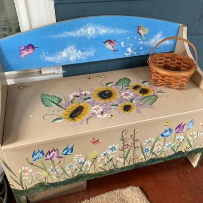 Cute garden bench 
