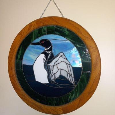 Stain glass duck