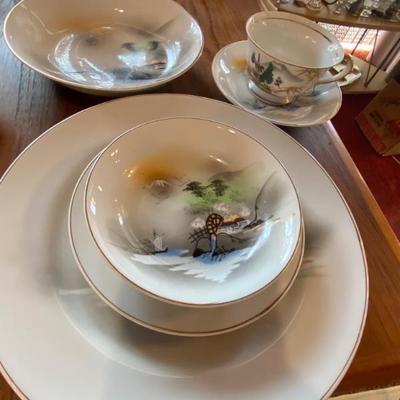 WW2 Japanese Egg Shell Porcelain China