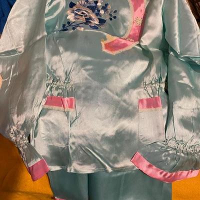 WW2 Souvenir Satin Pajama Set, Japan