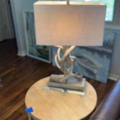 antlers  table lamp