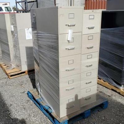 #2804 â€¢ (3) Metal Filing Cabinets
