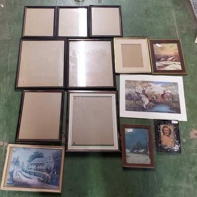 #6301 â€¢ (4) Framed Art, Duck Art, & (7) Picture Frames
