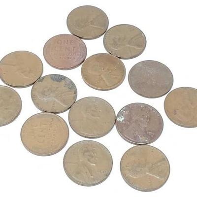 #1500 â€¢ (14) Wheat Pennies
