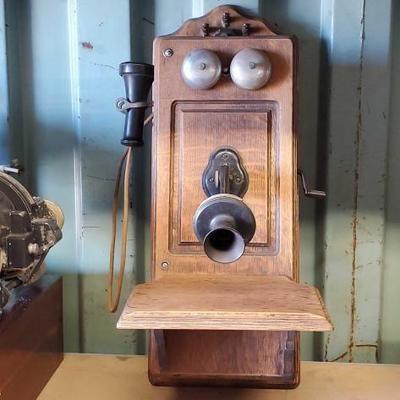 #3044 â€¢ Vintage Hanging Telephone
