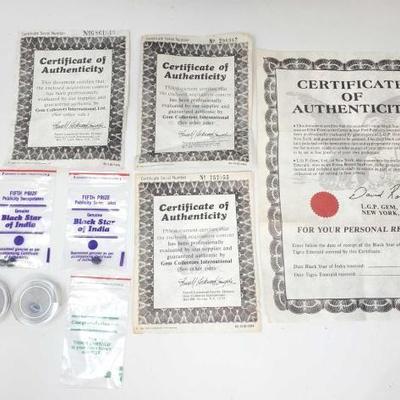#998 â€¢ (3) Black Star of India, Tigris Emerald, (2) Sapphire
