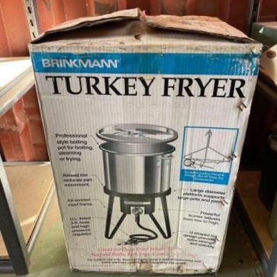 #6536 â€¢ Brinkmann Turkey Fryer in Box
