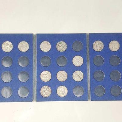 #1472 â€¢ Collection of (12) 90% Silver Half Dollars
