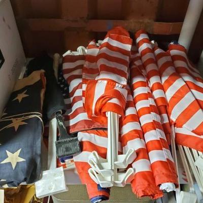 #6350 â€¢ Approx (30) American Flags

