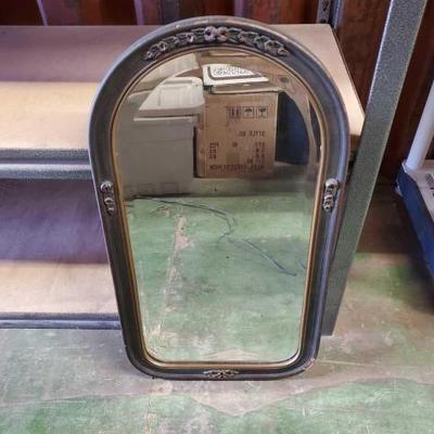 #6302 â€¢ Wood Framed Mirror
