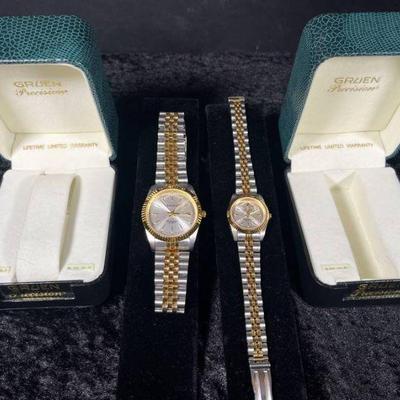 2x Womenâ€™s Gruen Quartz wristwatches