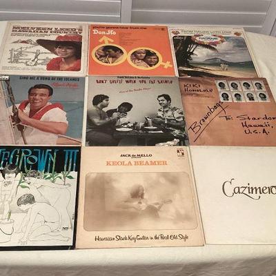 MMF166 Nine Vintage Vinyl Hawaiian Records
