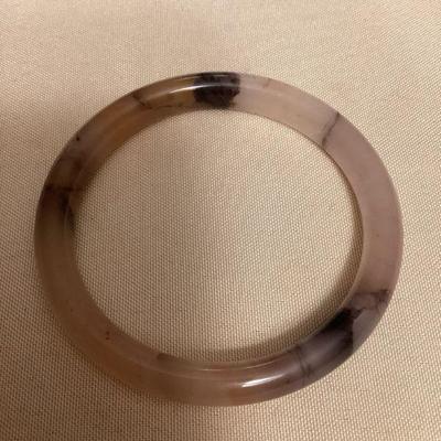 MMF123 Beautiful Polished Stone Bangle Bracelet New