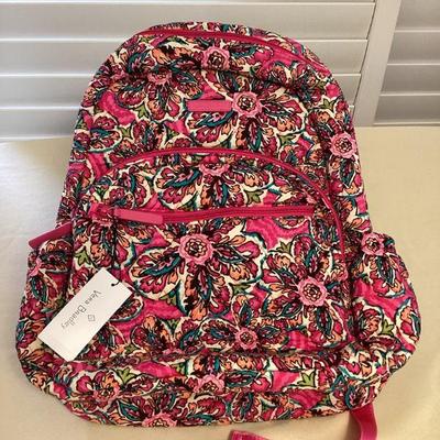 MMF092 Vera Bradley Pink Floral Backpack New