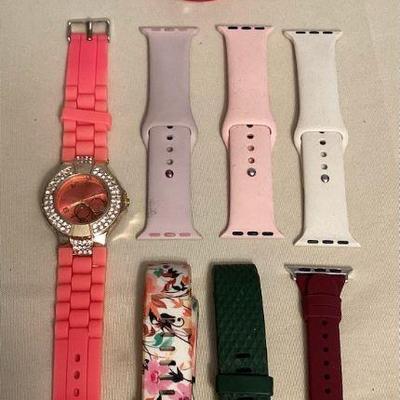 MMF118 Vintage Casio Bangle Watch, Silicone Watch Bands & More! 