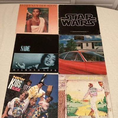 MMF167 Six Vintage Vinyl Records 