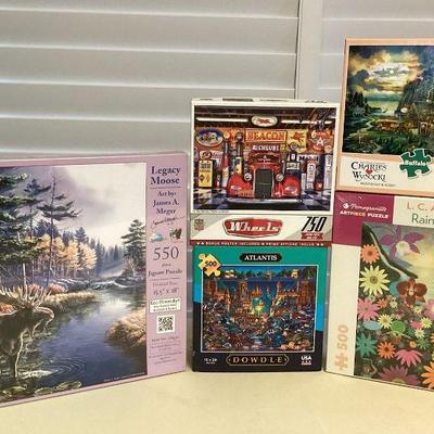 MMF113 Five Fun Jigsaw Puzzles New