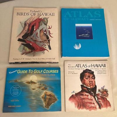 MMF099 Birdâ€™s Of Hawaii, Guide To Golf Courses In Hawaii & Two Atlas Of Hawaii Books