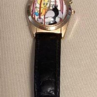MMF114 Armitron Quartz Musical Tweety Bird & Sylvester Watch