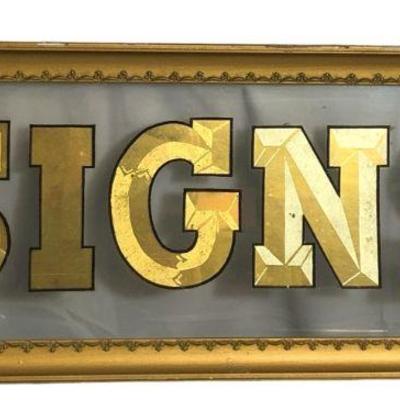 Vintage "Signs" Advertisement