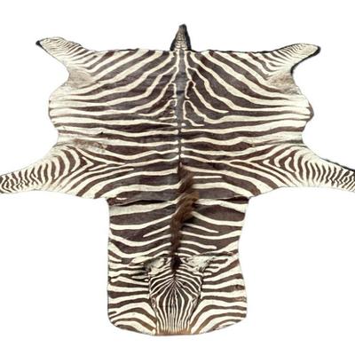 Genuine Zebra Skin Rug