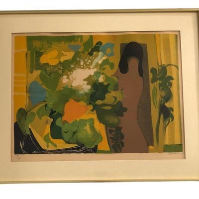 ALFRED DEFOSSEZ Signed & Numbered Abstract Lithograph