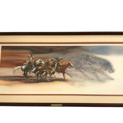 "Wolves of the Crow" BEV DOOLITTLE Signed & Numbered Lithograph