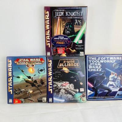 WIII348 Star Wars Computer Games	Two of the games still sealed in original packaging. Â The remaining two have been opened - See pics. Â...