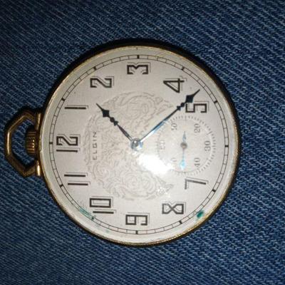 14kt gold elgin pocket watch