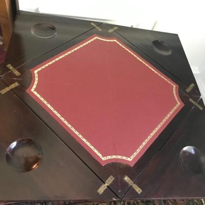 1920's handkerchief game table $325
31 X 31 X 28