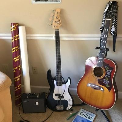 Ensenade guitar $40
Glarry electric guitar $49