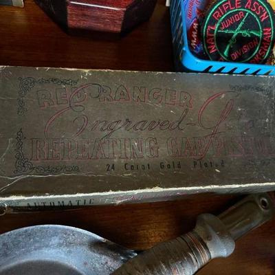 antique cap gun, 