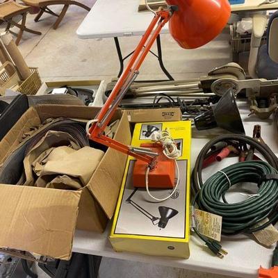 MCM  orange desk light 
