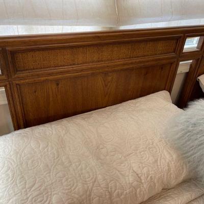 MCM bedroom set, Drexel  with King bed / adjustable twin mattress