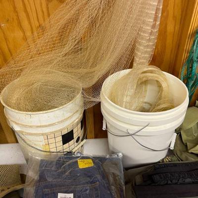 2 large cast nets 