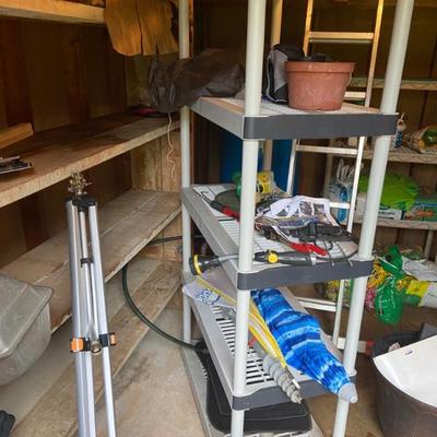 Plastic shelving