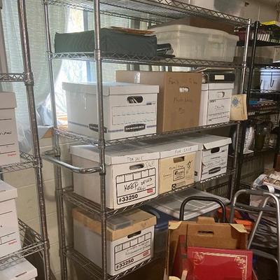 Heavy duty shelving for sale.